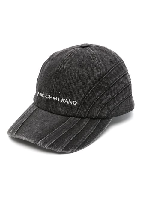 Black denim baseball cap Feng chen wang - unisex FENG CHEN WANG | Hats | FUF18AC05BLK